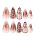 NA031 - Marble Crack 3D Glam Nails